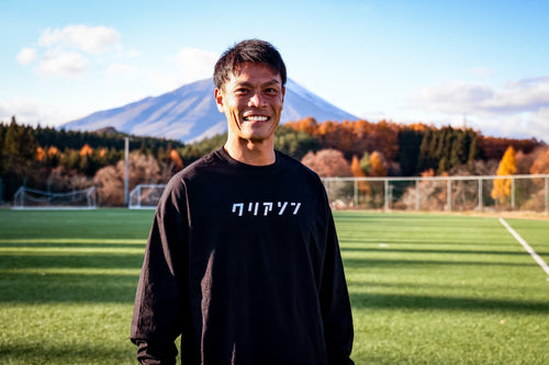 カタカナクリアソンロングTシャツ